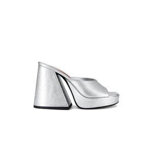 Simon Miller Slice Heel in Silver